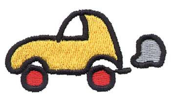 Cartoon Car Machine Embroidery Design