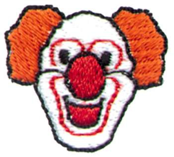 Clown Head Machine Embroidery Design