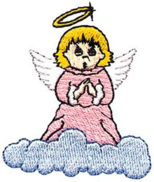 Picture of Little Cloud Angel Machine Embroidery Design