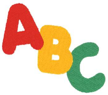 ABC Machine Embroidery Design