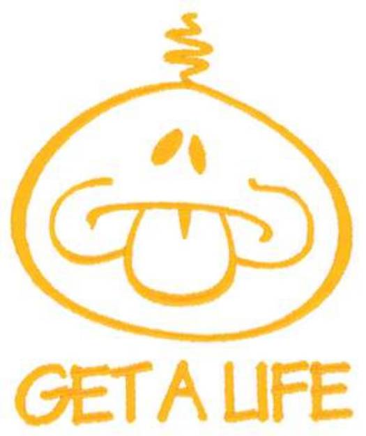Picture of Get A Life Machine Embroidery Design