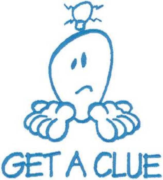 Picture of Get A Clue Machine Embroidery Design