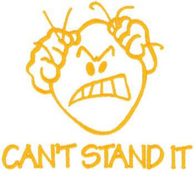 Picture of Cant Stand It Machine Embroidery Design