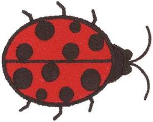 Picture of Ladybug Machine Embroidery Design