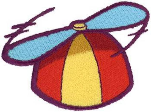 Picture of Beanie With Propeller Machine Embroidery Design