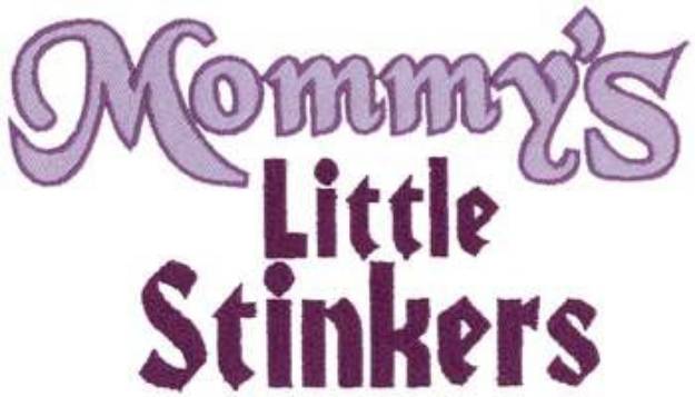 Picture of Mommys Stinkers Machine Embroidery Design