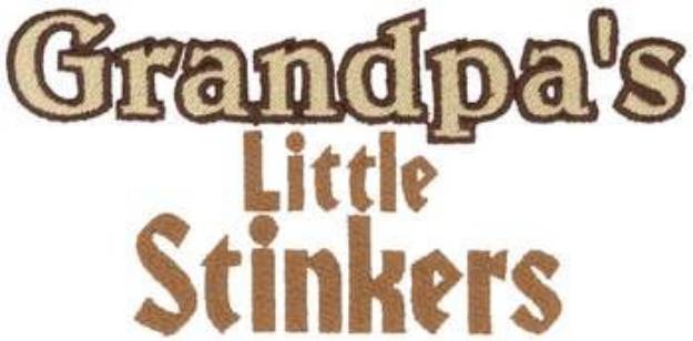 Picture of Grandpas Stinkers Machine Embroidery Design