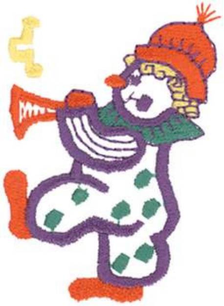 Picture of Clown Machine Embroidery Design
