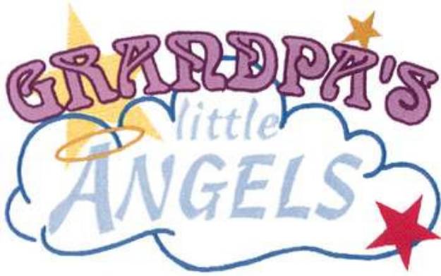 Picture of Grandpas Little Angels Machine Embroidery Design