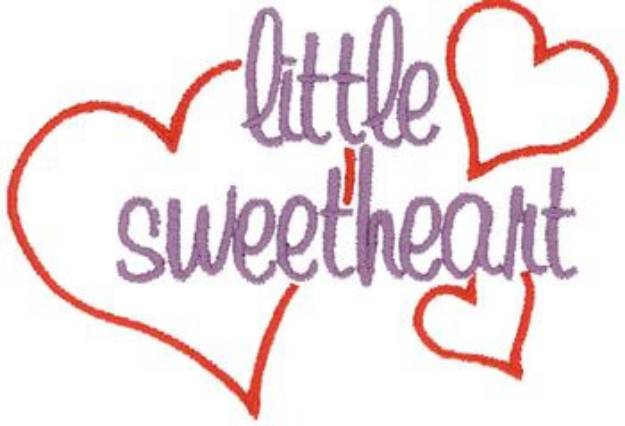 Picture of Little Sweetheart Machine Embroidery Design