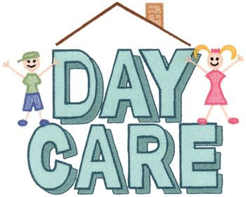 Day Care Logo Machine Embroidery Design