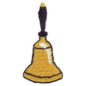School Bell Machine Embroidery Design