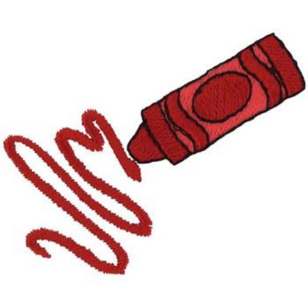 Picture of Crayon Machine Embroidery Design