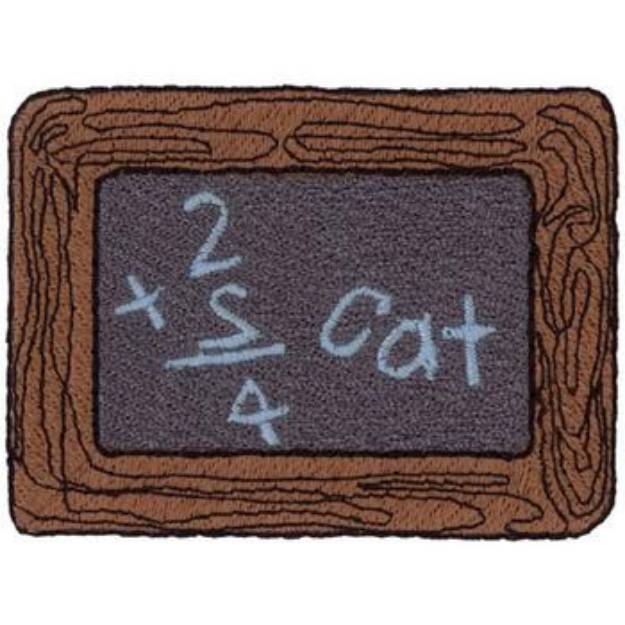 Picture of Chalkboard Machine Embroidery Design