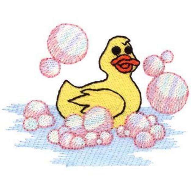 Picture of Rubber Ducky Machine Embroidery Design