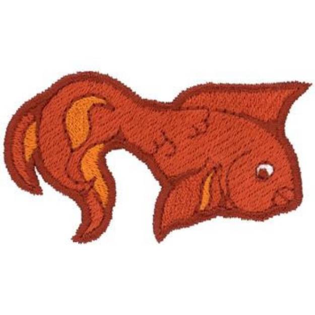 Picture of Goldfish Machine Embroidery Design