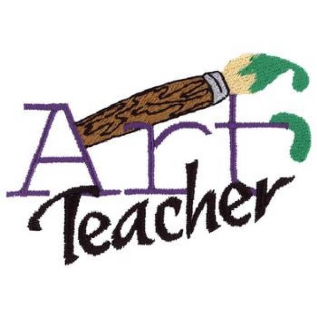Picture of Art Teacher Machine Embroidery Design