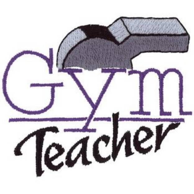 Picture of Gym Teacher Machine Embroidery Design