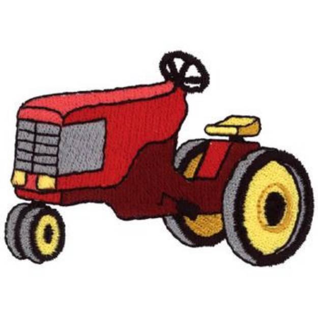 Picture of Kids Pedal Tractor Machine Embroidery Design
