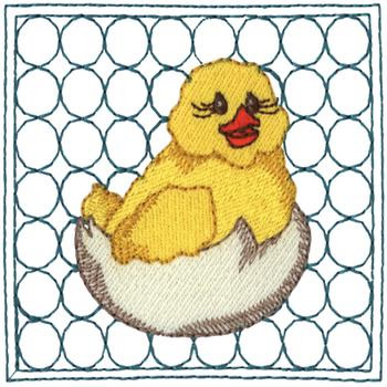 Chick Machine Embroidery Design