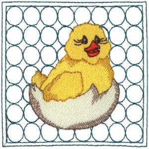 Picture of Chick Machine Embroidery Design