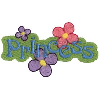 Princess Machine Embroidery Design
