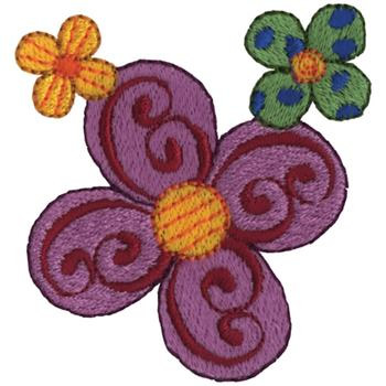Flowers Machine Embroidery Design