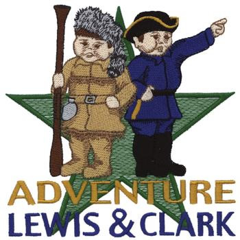Adventure Lewis & Clark Machine Embroidery Design
