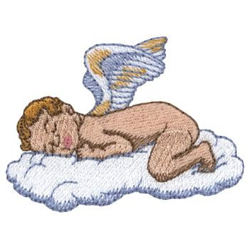 Baby Angel Machine Embroidery Design