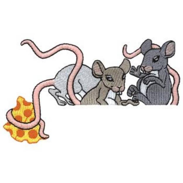 Picture of Pocket Full Of Mice Machine Embroidery Design