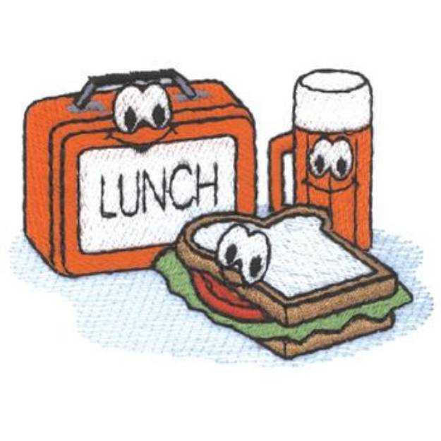 Picture of Lunch Time Machine Embroidery Design