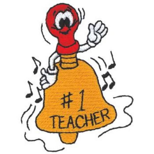 Picture of Teachers Bell Machine Embroidery Design
