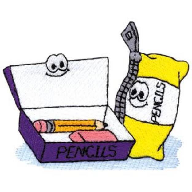 Picture of Pencil Box & Bag Machine Embroidery Design