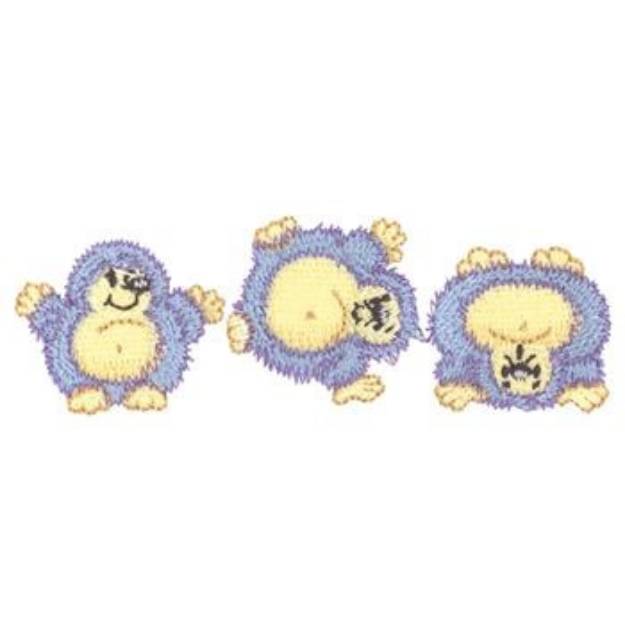 Picture of Cartwheeling Hedgehog Machine Embroidery Design