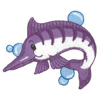 Marlin Machine Embroidery Design