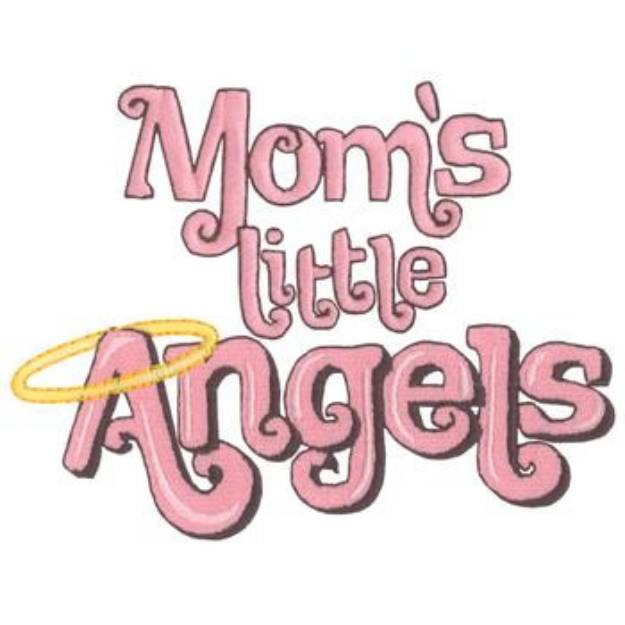 Picture of Moms Little Angels Machine Embroidery Design