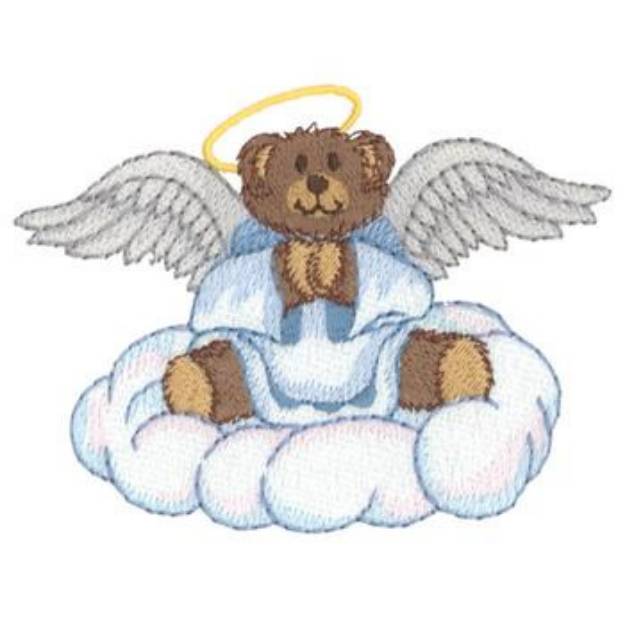 Picture of Bear Angel Machine Embroidery Design