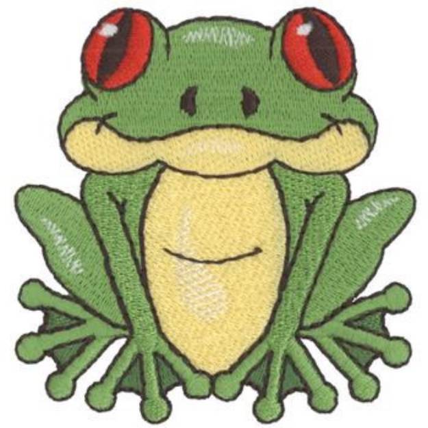 Picture of Frog Machine Embroidery Design