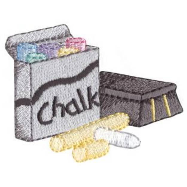 Picture of Chalk Machine Embroidery Design