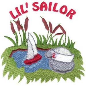 Picture of Lil Sailor Machine Embroidery Design