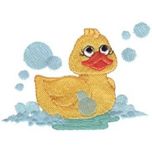 Picture of Rubber Ducky Machine Embroidery Design