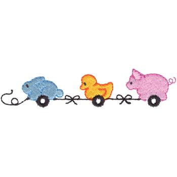 Baby Pull Toys Machine Embroidery Design