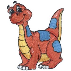 Picture of Dinosaur Machine Embroidery Design