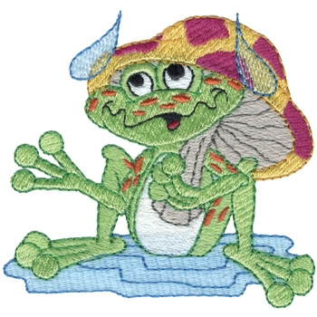 Toad Stools Machine Embroidery Design