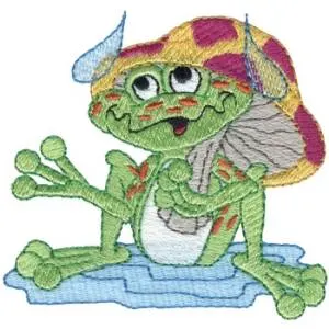 Picture of Toad Stools Machine Embroidery Design