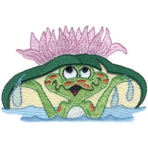 Picture of Soggy Froggy Machine Embroidery Design