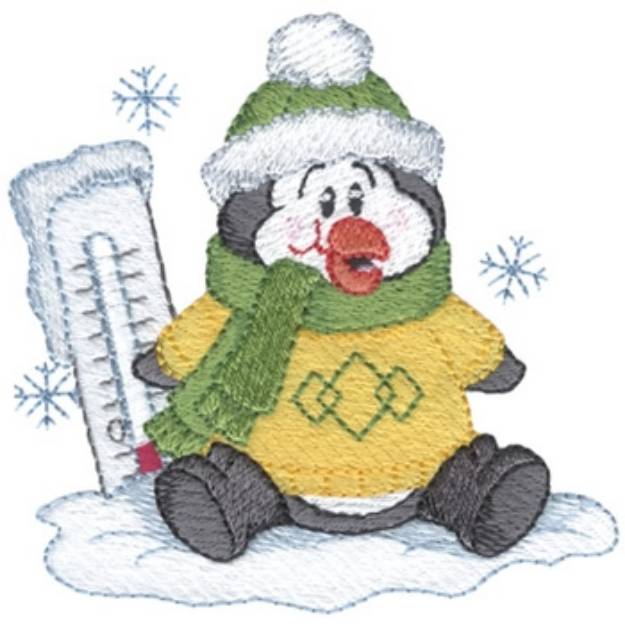 Picture of Bundled Up Machine Embroidery Design