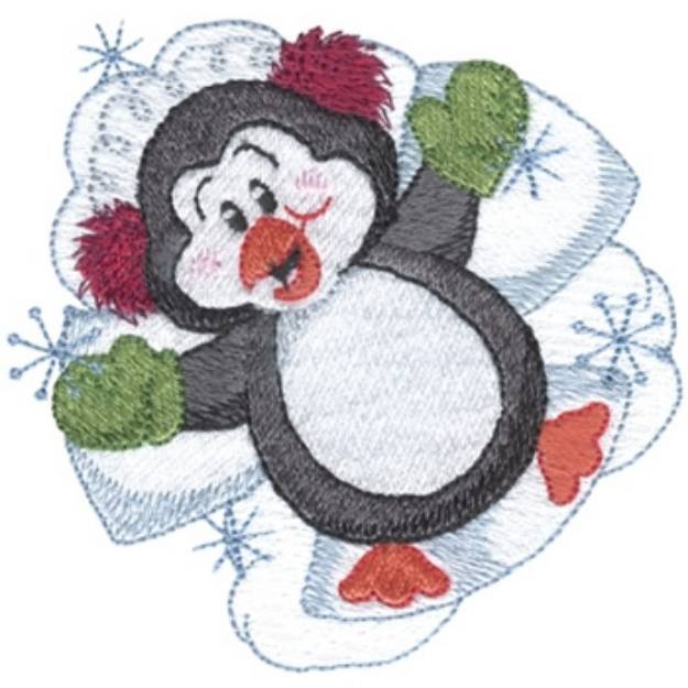 Picture of Making Snow Angels Machine Embroidery Design