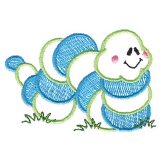 Picture of Inchworm Machine Embroidery Design