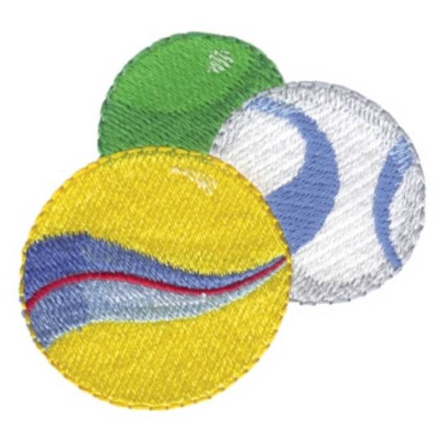 Picture of Marbles Machine Embroidery Design